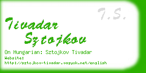 tivadar sztojkov business card